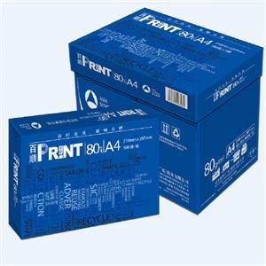 百顺(PRINT)复印纸A480g蓝色包装500张/包