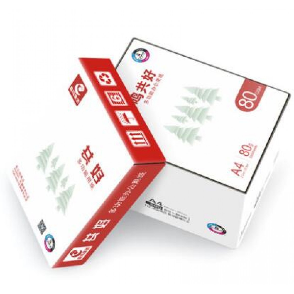 晨鸣共好复印纸A480g500张/包5包/箱