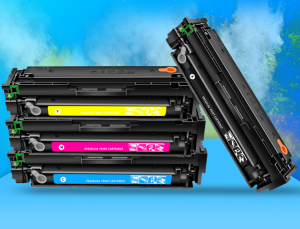 格式CF500A四色套装硒鼓适用惠普M254dn/dw硒鼓M