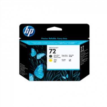 惠普（HP）72号C9384A打印头黑/黄