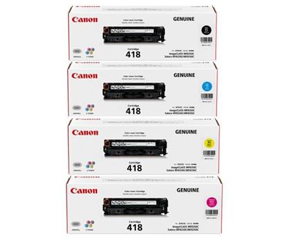 佳能（Canon）CRG-418BCMY（黑/青/黄/红）四