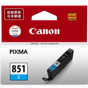 佳能CLI-851C墨盒青色适用于MG6400/7180/6