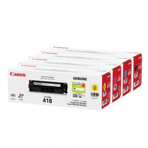 佳能（Canon）CRG418原装硒鼓一套黑红黄青4色
