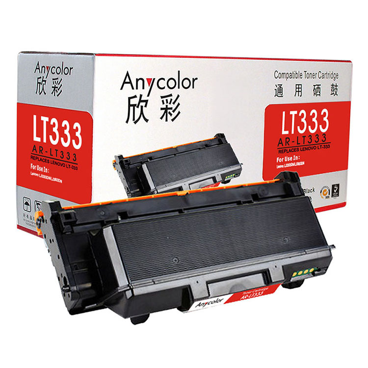 欣彩(Anycolor)AR-LT333黑色粉盒适用联想LT