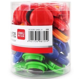 得力 8725 磁钉 直径30mm,48粒/筒 （单位：筒）