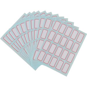 得力6416自粘性标贴(14*25mm白色)(个)