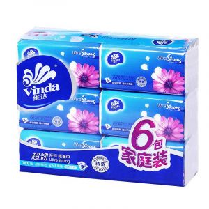 维达 V2239 抽取式软包抽纸 130抽，6包/提，8提/