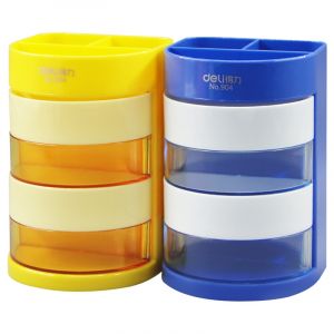 得力(deli) 904 多功能彩色办公笔筒