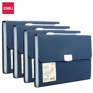 得力72593_13格风琴包（单位：个）深蓝