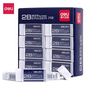 得力(deli)7536A白橡皮(单位：盒）白色