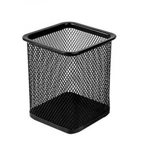 得力 9174 方形笔筒 (单位:只) 黑色