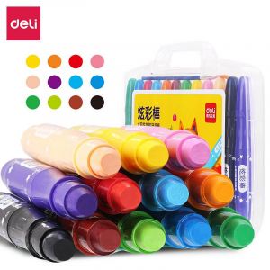 得力(deli)72076-12色炫彩棒12色(单位：盒）混