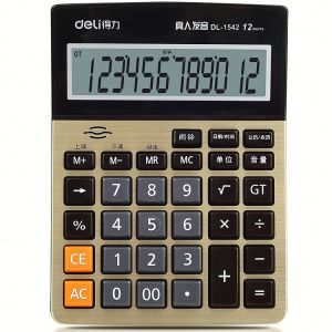 得力1542A语音计算器211ｘ154ｘ41mm（单位：个）金