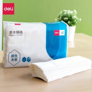得力 CC1200-01 单层 200抽 纸巾（单位：包）