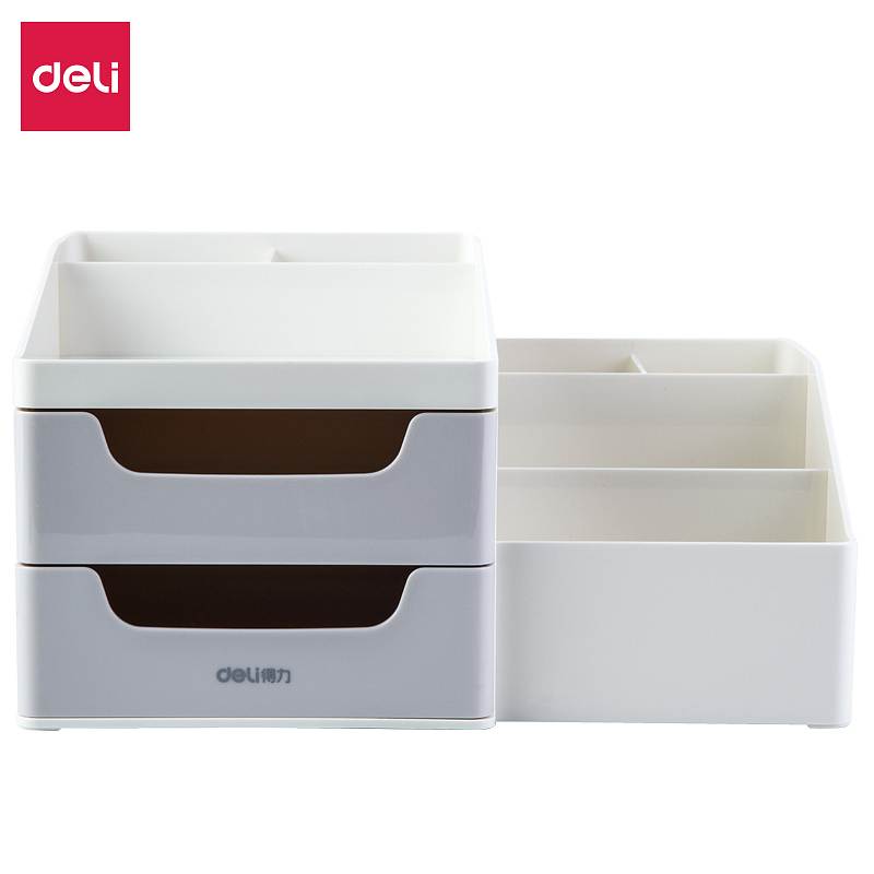 得力(deli)8900收纳盒(单位：只）浅灰