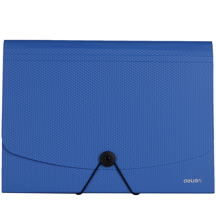 得力5236风琴包(蓝)