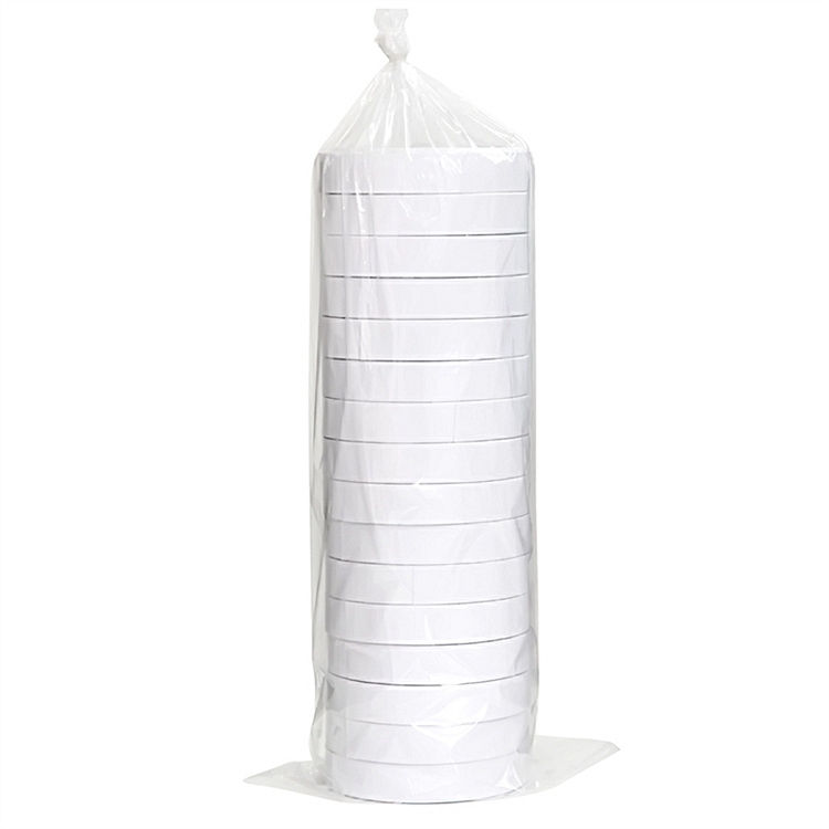 得力 30402 棉纸双面胶带 18mmｘ10y袋装 16卷