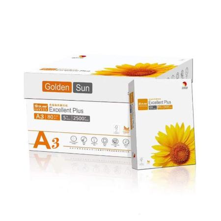 金太阳plus 80g A3 （5包/箱） 500张/包 5