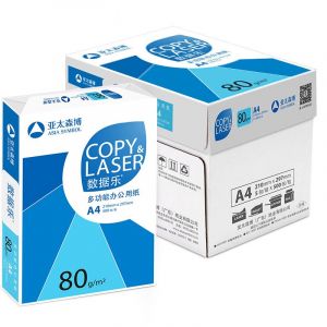 亚太森博数据乐复印纸A4/80G5包/箱500张/包