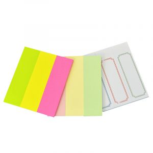 N次贴（STICKN）34058JD超粘纸质标签纸/手写标签（25mmx88mm）9色270张/包