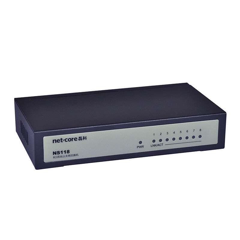 磊科（netcore）NS1188口百兆以太网铁壳交换机