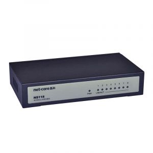 磊科(netcore)NS1188口百兆以太网铁壳交换机