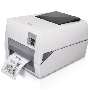 得力(deli)DL-820T条码打印机热转印铜版纸标签面单碳带打印机