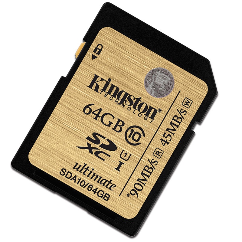 金士顿（Kingston）64GClass10SD土豪金
