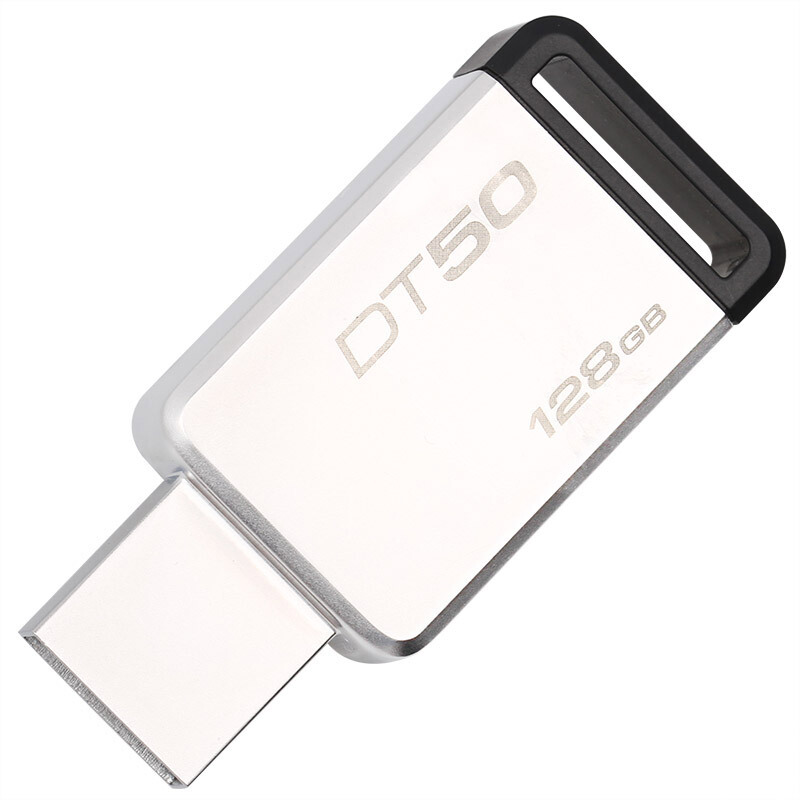 金士顿（Kingston）USB3.1128GB金属U盘DT50