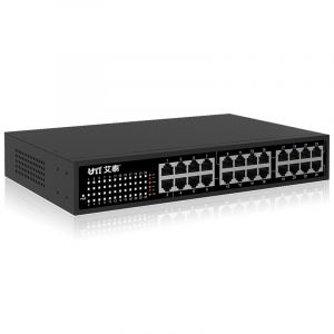 艾泰（UTT）SF124自适应24口桌面型百兆以太网交换机