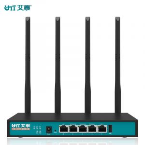 艾泰(UTT)520W大功率穿墙王企业级VPN双频4WAN口上网行为管理