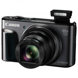 佳能(Canon)PowerShotSX720HS数码相机黑色标配+128