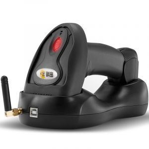 科密WY3D红光无线扫描枪一维码扫码枪快递扫描器带充电座仓库盘点条码枪收银微信支付扫码器