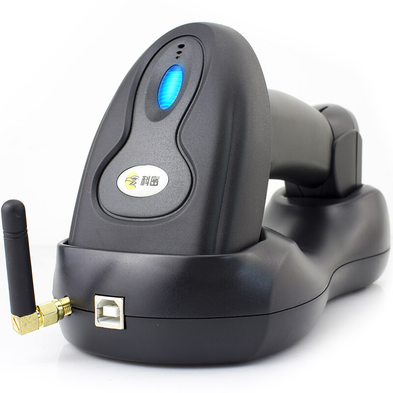 科密EW88D一二维码无线带座扫描枪扫码开票条码枪盘点收银发票管家扫码器