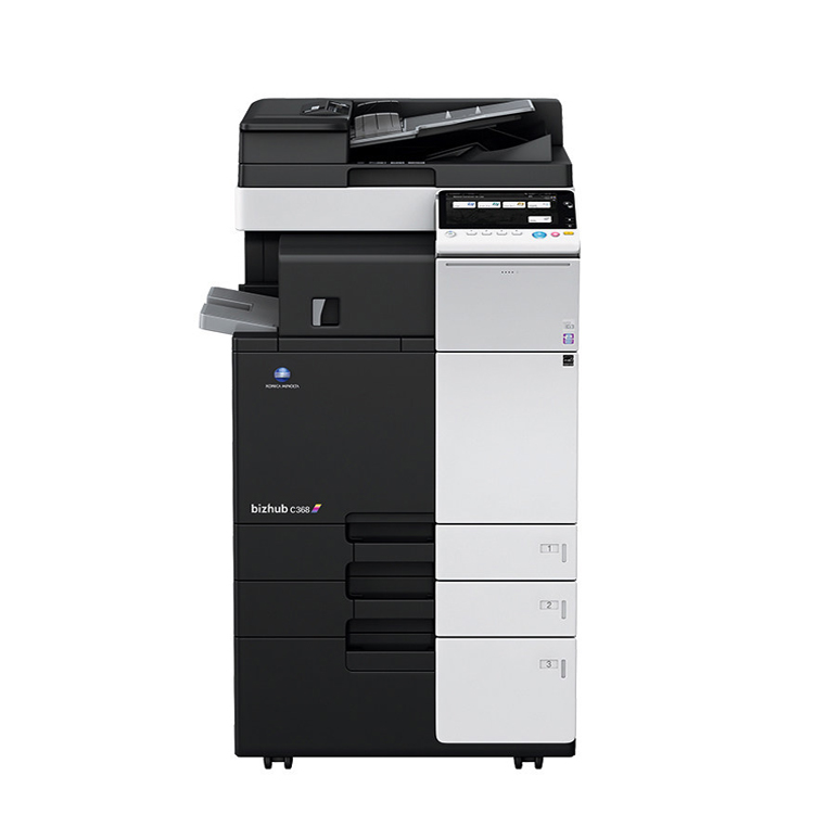 柯尼卡美能达bizhubC368+DF配双面输稿器A3彩色多功能复合机