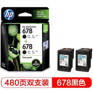 惠普HP678BlackTwinPackL0S23AA适用于：适用10