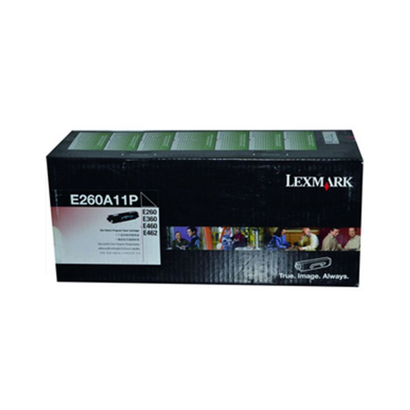 利盟(LEXMARK)墨粉盒(E260A11P)黑色
