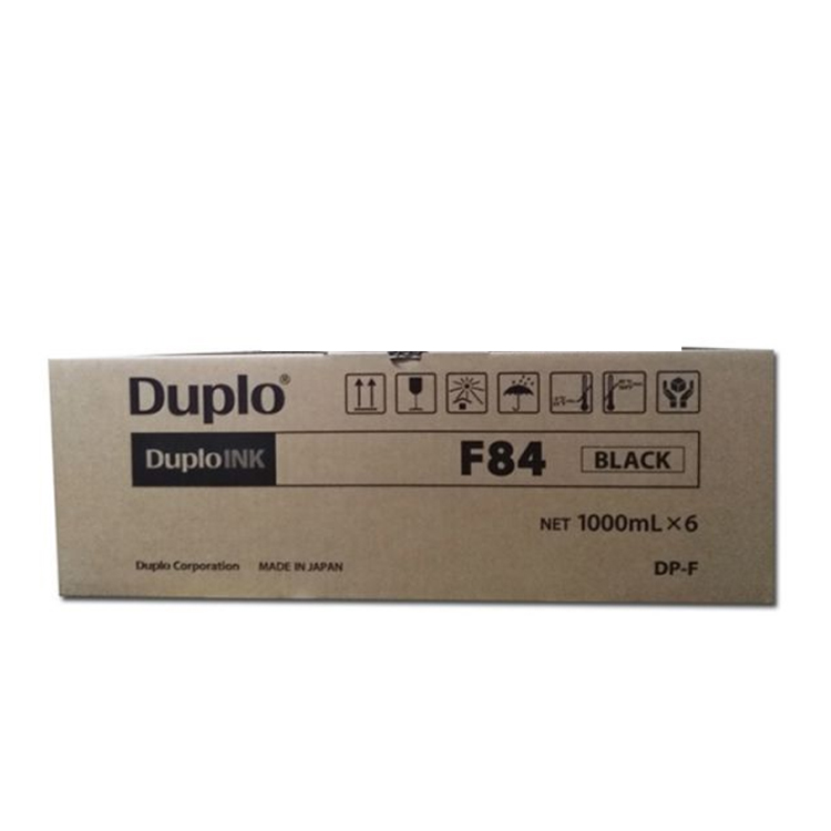 迪普乐（DUPLO）F84黑色油墨1000ml/袋6袋/盒整盒销售