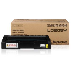 联想(Lenovo)2010黄色硒鼓（LD205Y）（适用于用于联想CS2010
