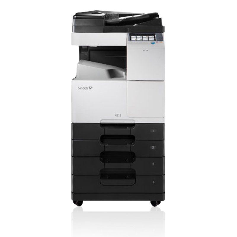 新都N511A3黑白打印复印扫描一体机复合机（含双面盖板+双纸盒）一年保