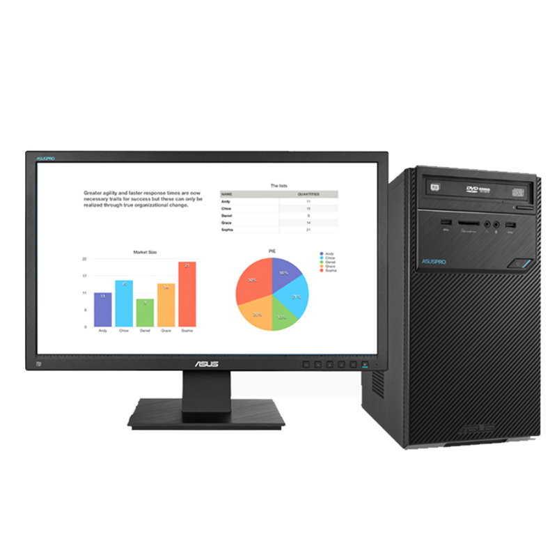 华硕（ASUS）D320MT-G45B54003台式电脑（g4560/4g/S