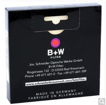 B+Wuv镜滤镜82mmUV镜MRCNANOXS-PRO超薄多层