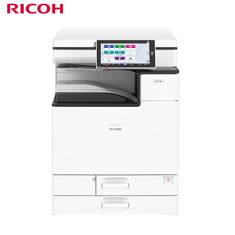 理光（Ricoh）IMC3000彩色数码复合机（双纸盒+双面送稿器+内置装订