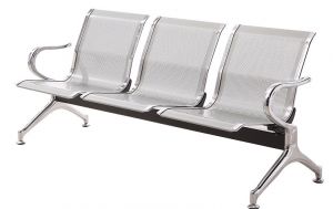 三连排等候椅不锈钢（无皮垫）
