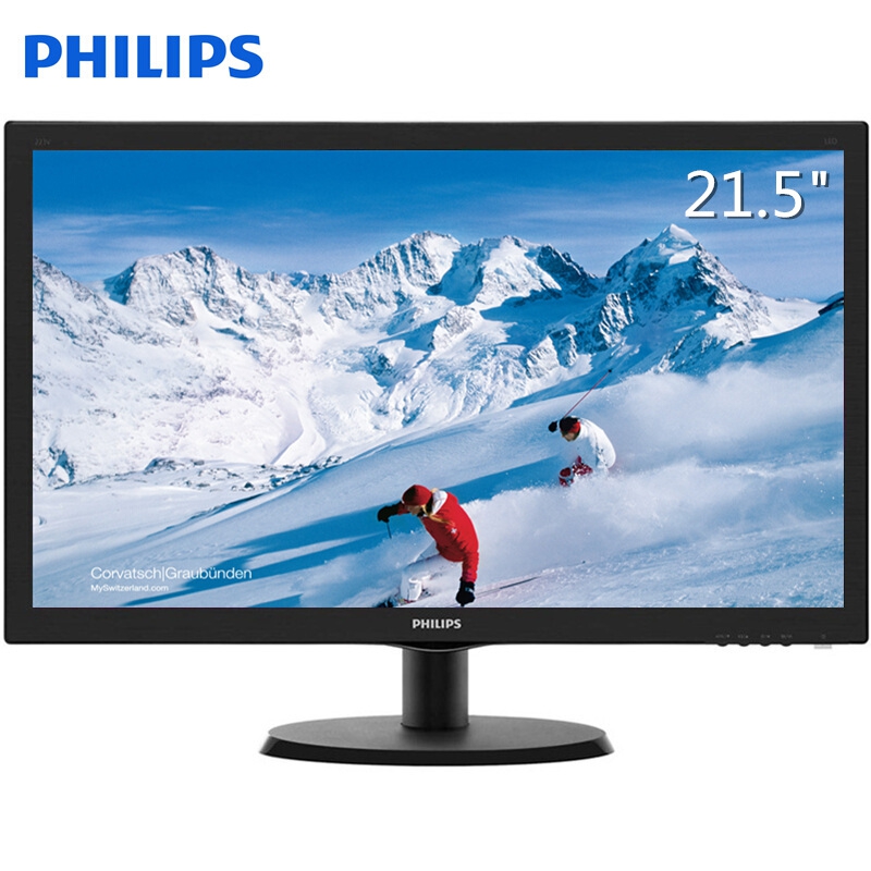 飞利浦（PHILIPS）223S5LHSB21.5英寸液晶显示器TN屏19