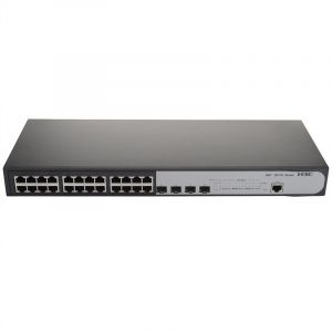 华三LS-S5110-28P-SI交换机黑色24个以太网端口,4个SFP