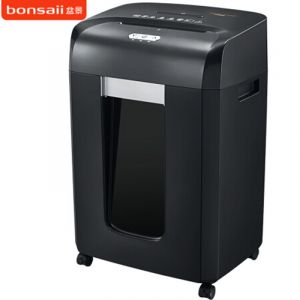 盆景(bonsaii)6919系列碎纸机30L18张连续1小时碎纸机(纸/光