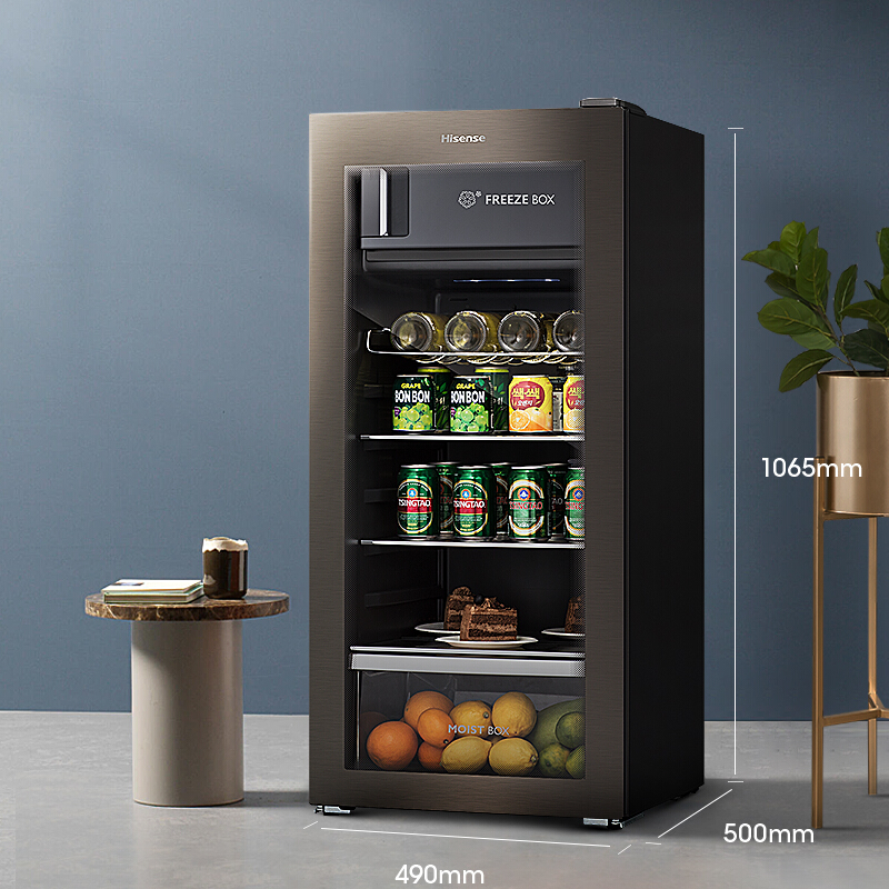 海信(Hisense)JC-125VUT125升冰吧家用客厅办公室小型冰箱