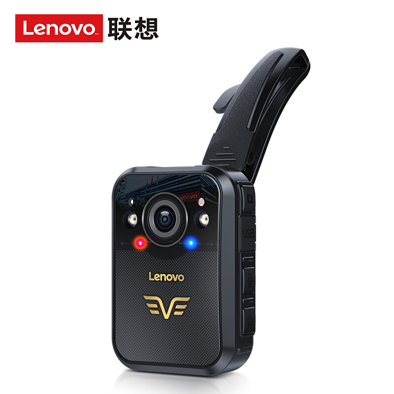 联想(Lenovo)DSJ-2W执法记录仪微型随身便携音视频黑色