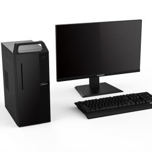 攀升商用机商祺G106办公台式机电脑主机（奔腾G54204G256G+1